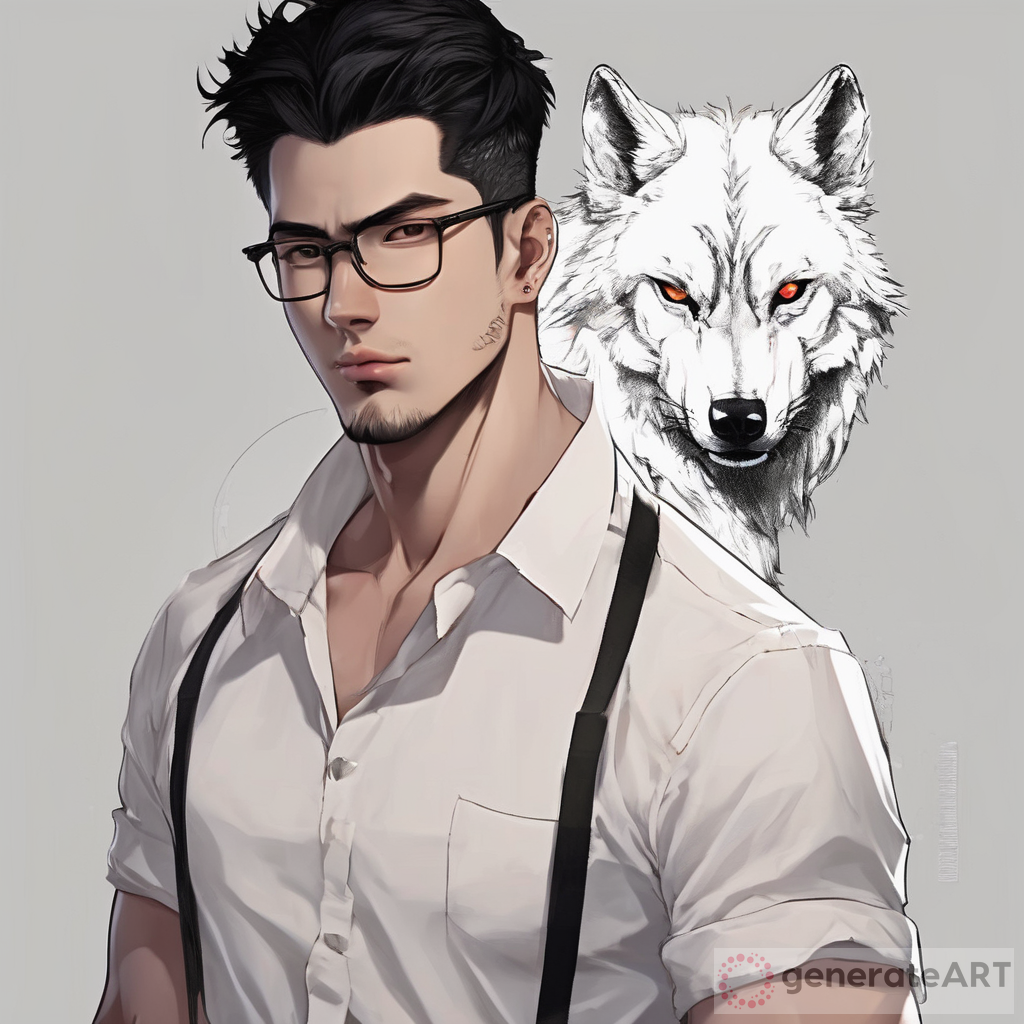 Meet Alex: The Hot Alpha Male with Black Hair and Wolf Cut Hairstyle