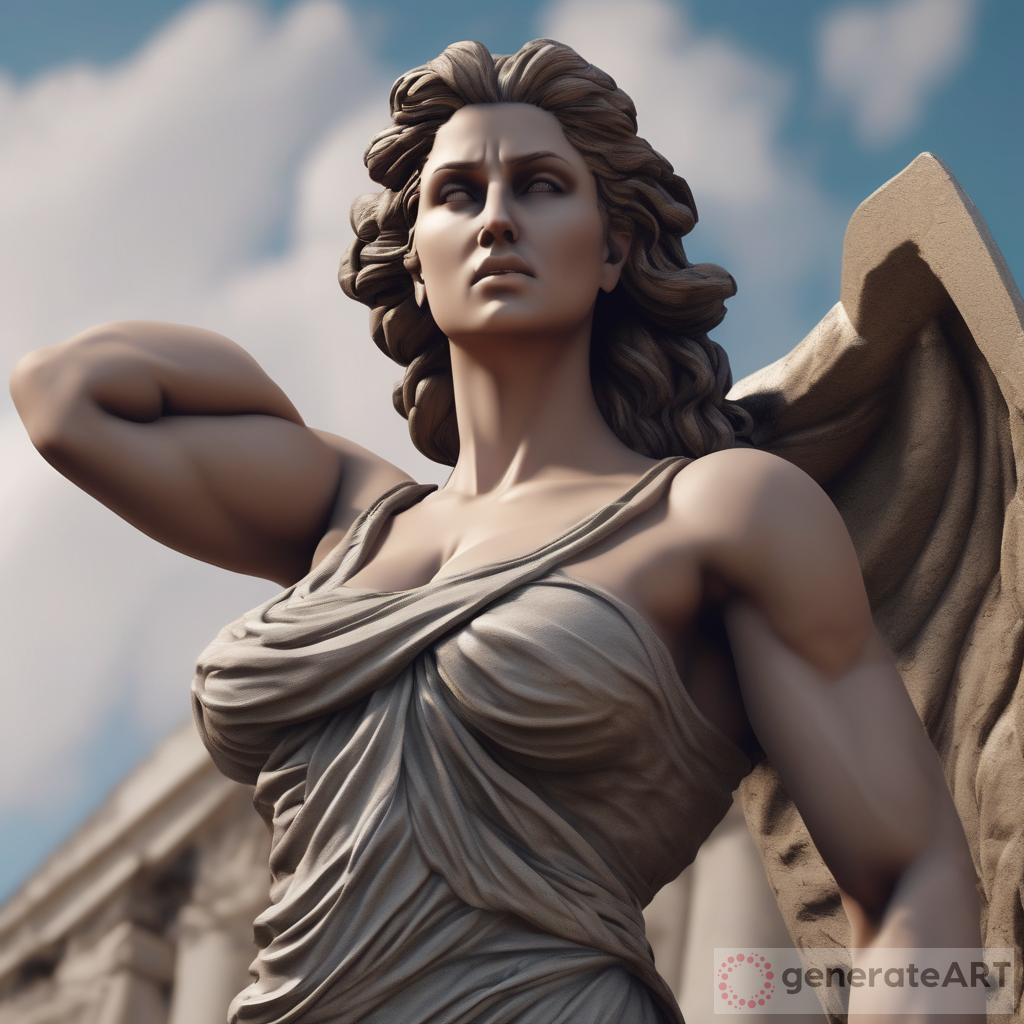 Timeless Beauty: Greek Statue of Hercules in 8K Resolution