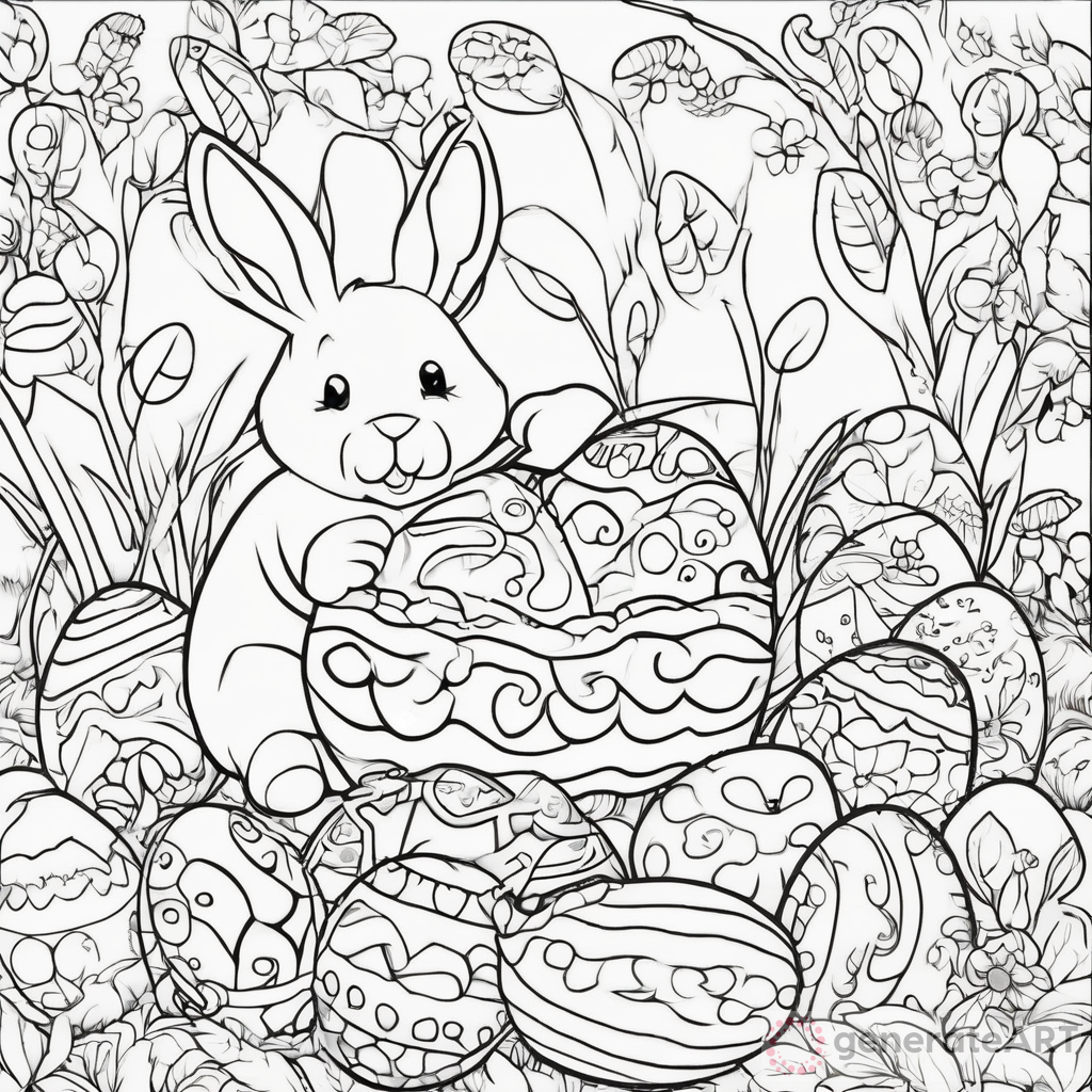 Easter Coloring Pages for Family Fun