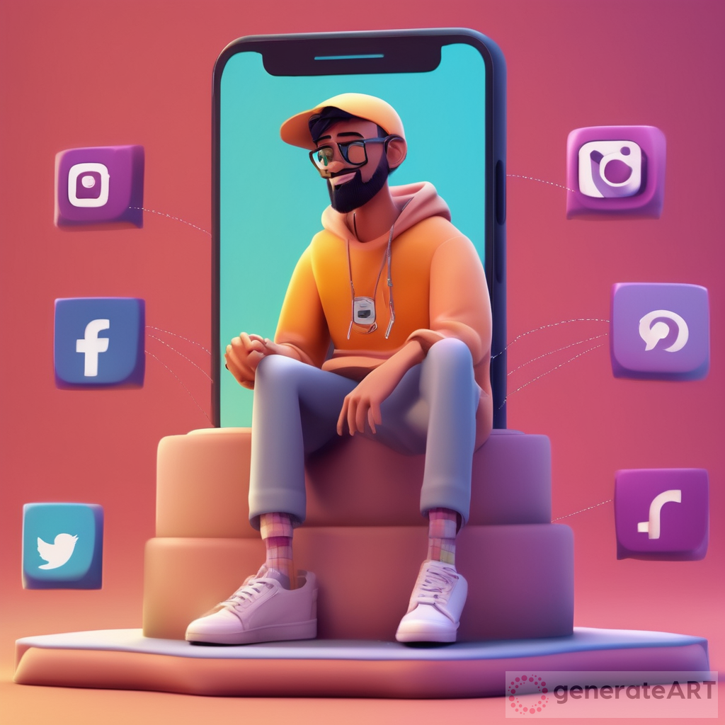 Animated Character on Instagram: 3D Illustration