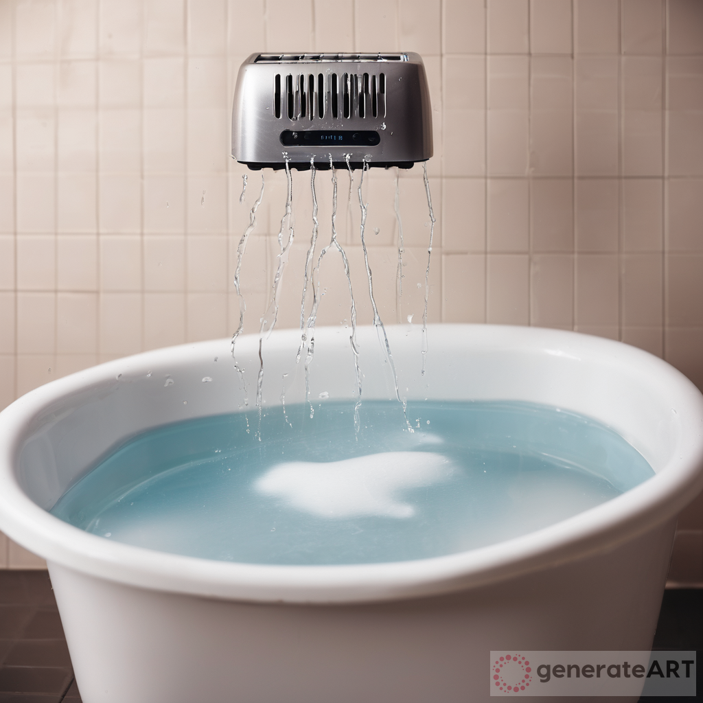 Electrical Safety: Toaster in Bathtub Disaster | GenerateArt