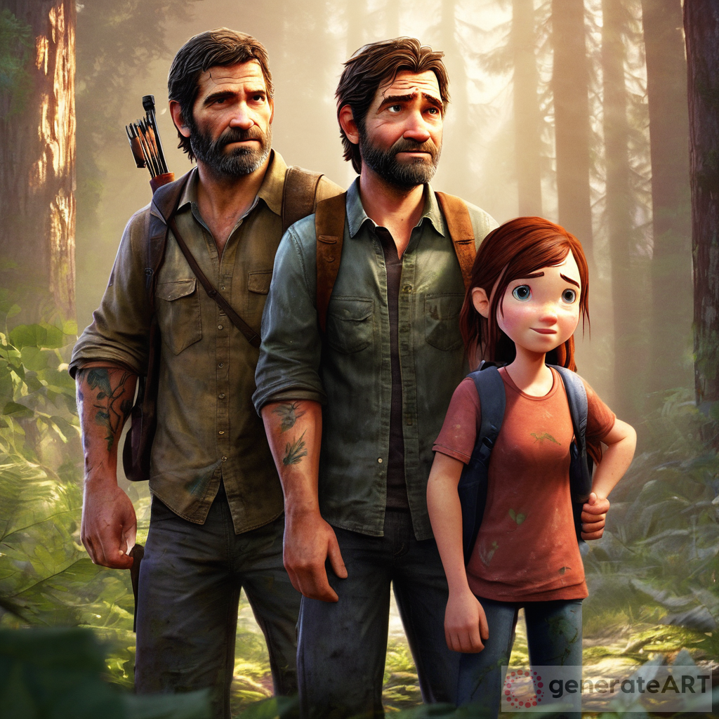 The Last Of Us: Disney Pixar Movie with Joel and Ellie