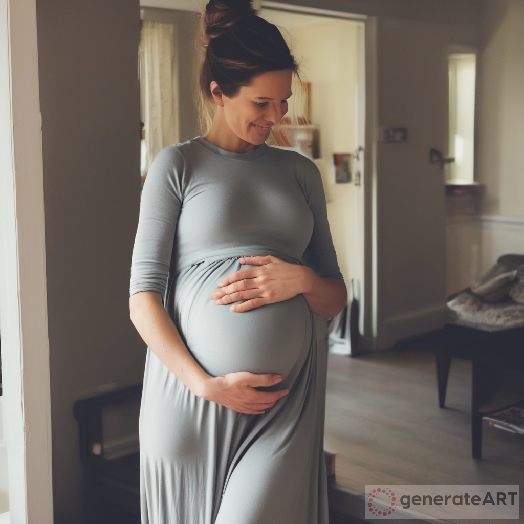 Stunning Pregnancy Art: A Tender Bond