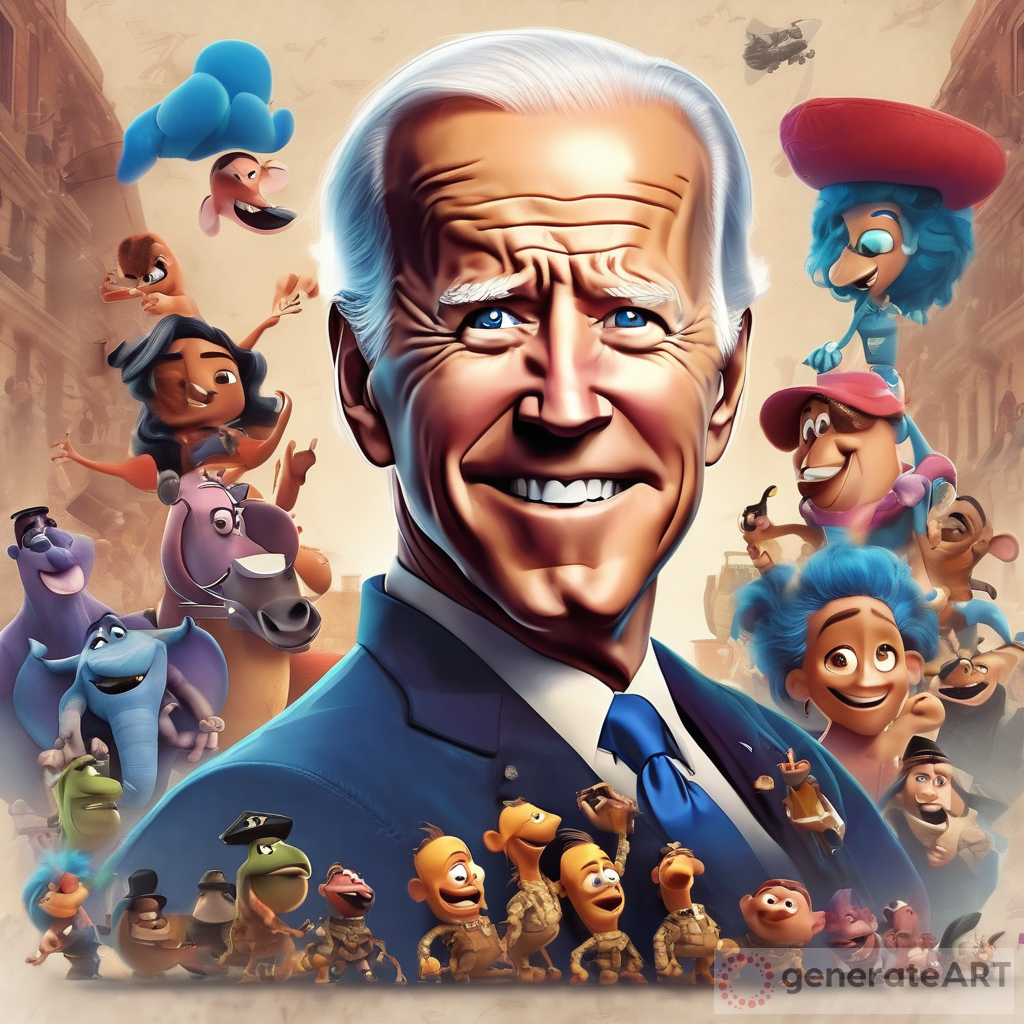 4k Pixar Movie Poster: Joe Biden