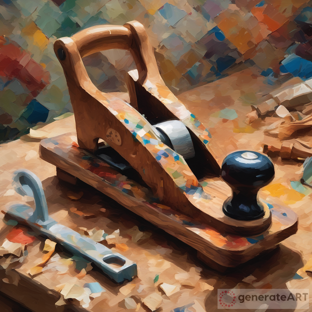 Craftsmanship: Stanley Number Four Hand Plane Impressionistic Painting