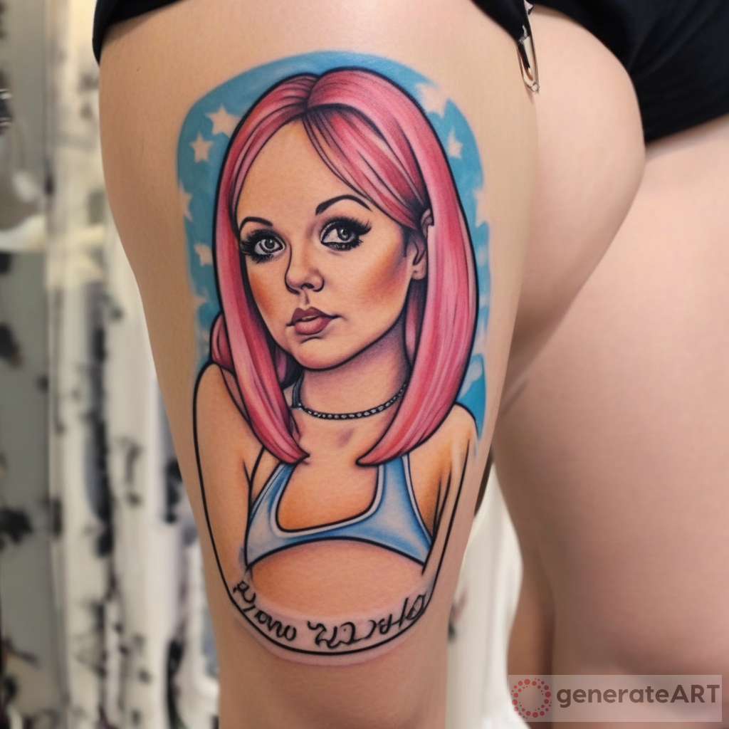 Baby Spice Tattoo Trend: Pastel Colors and Cute Motifs
