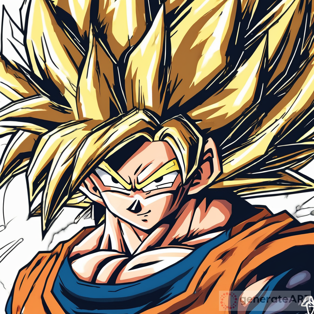 Super Saiyan God Goku - Dragon Ball Transformation | GenerateArt