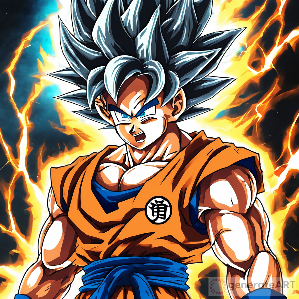 Super Saiyan God Goku - Dragon Ball Transformation