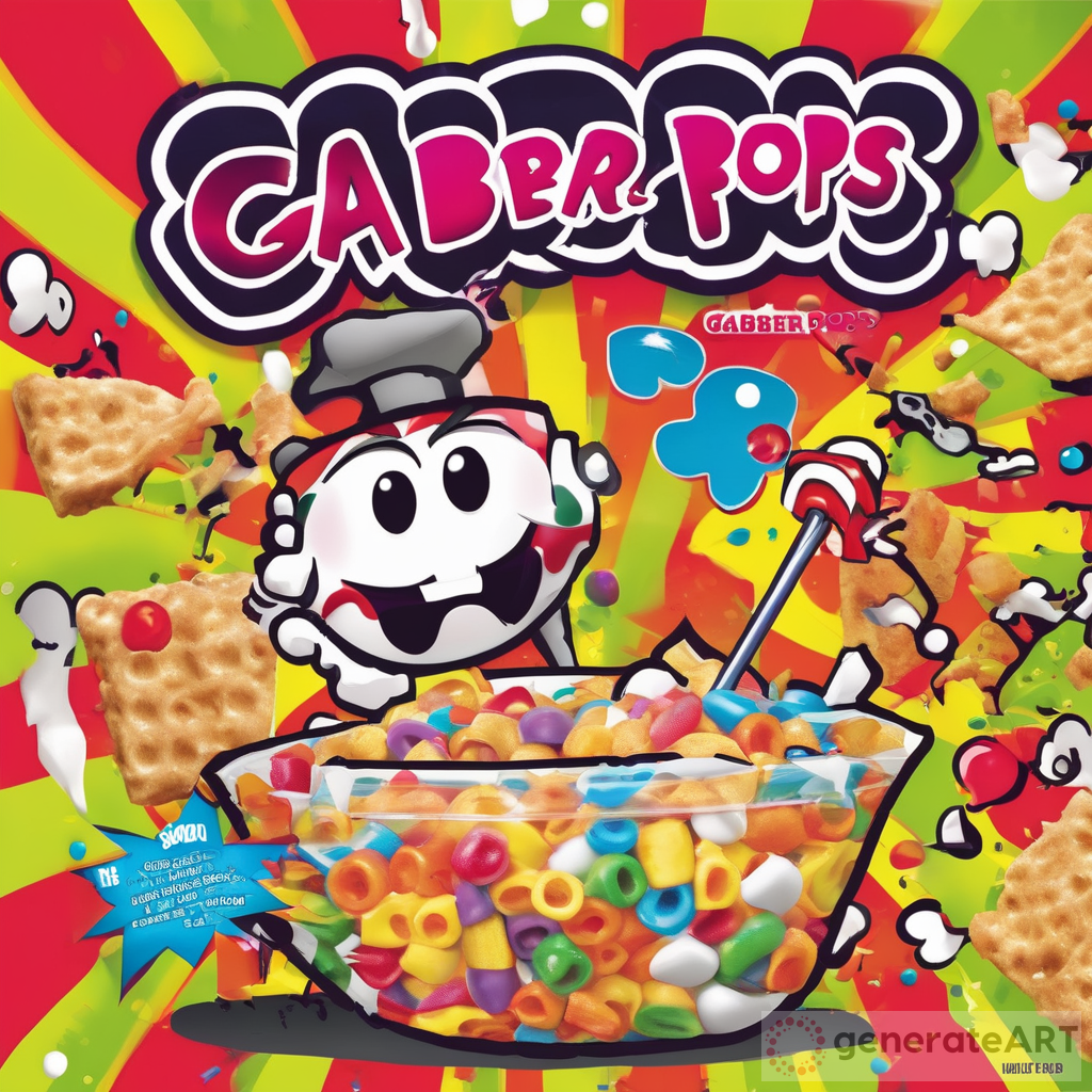 Gabber Pops! Breakfast Cereal Box Fun
