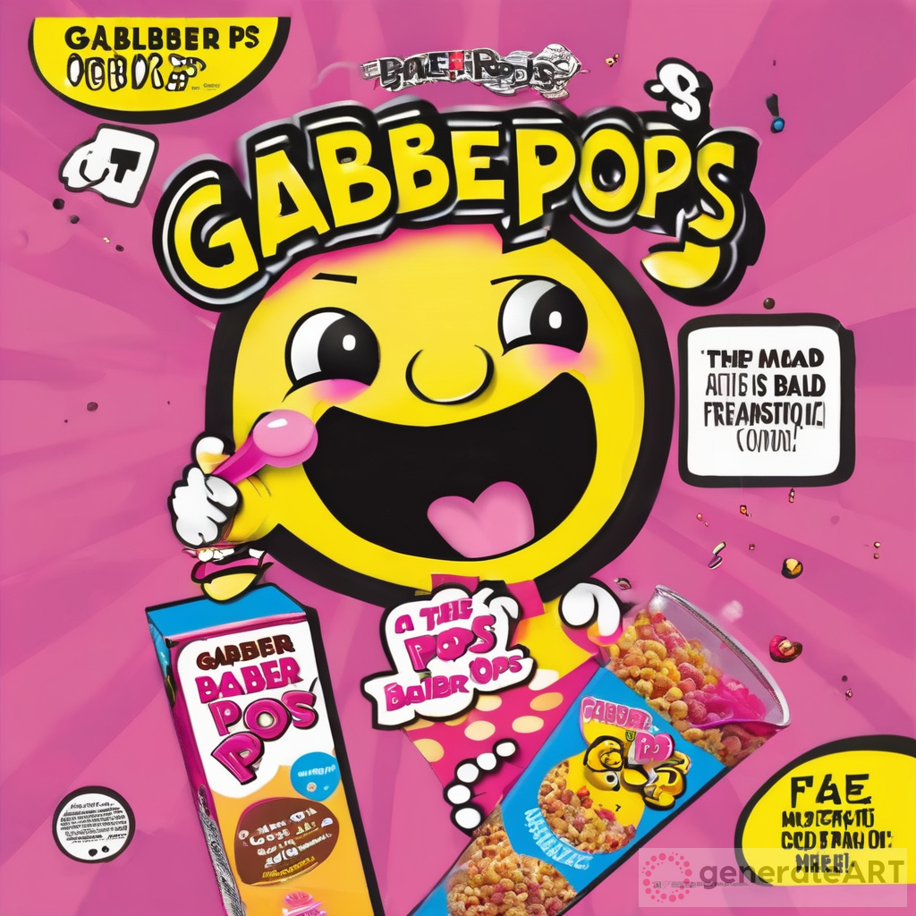 Gabber Pops! Cereal: A Colorful Breakfast Delight