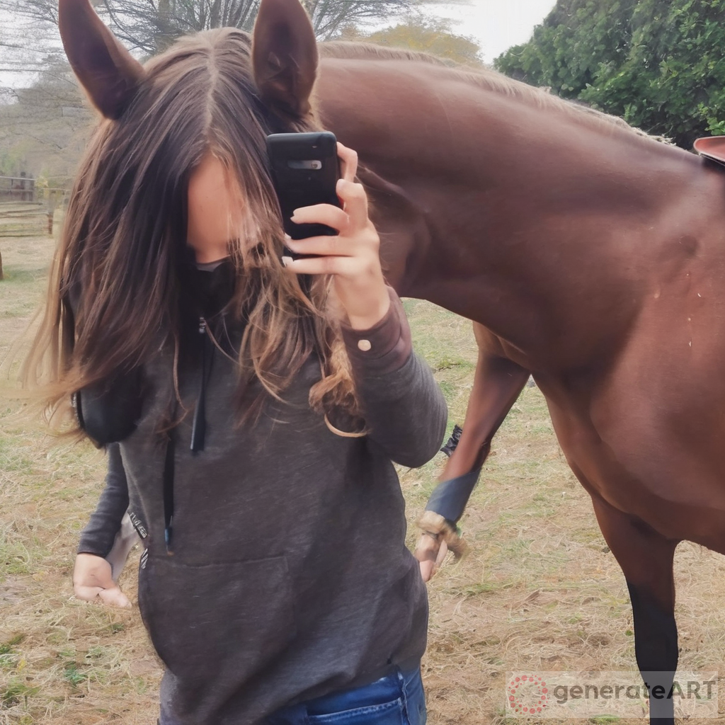 Vaqueira e Cavalo: Capturando a Natureza no Instagram