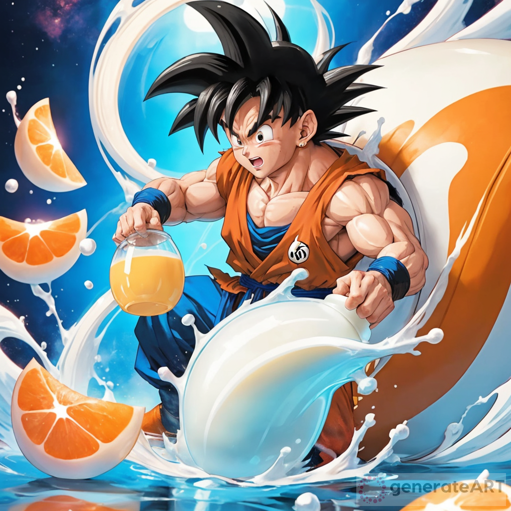 Goku Prioritizes a Balanced Diet with Milk
