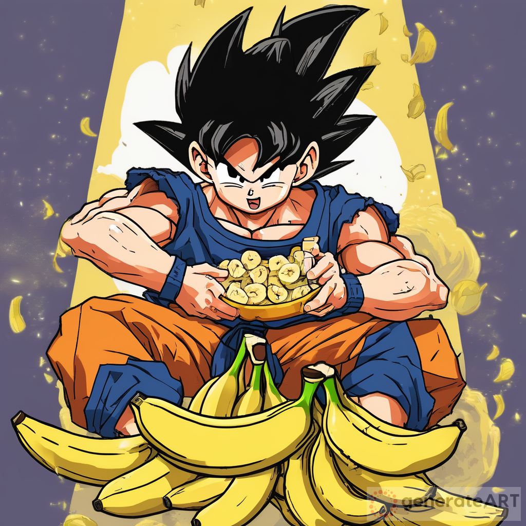 Goku's Banana Break - A Dragon Ball Inspired Snack