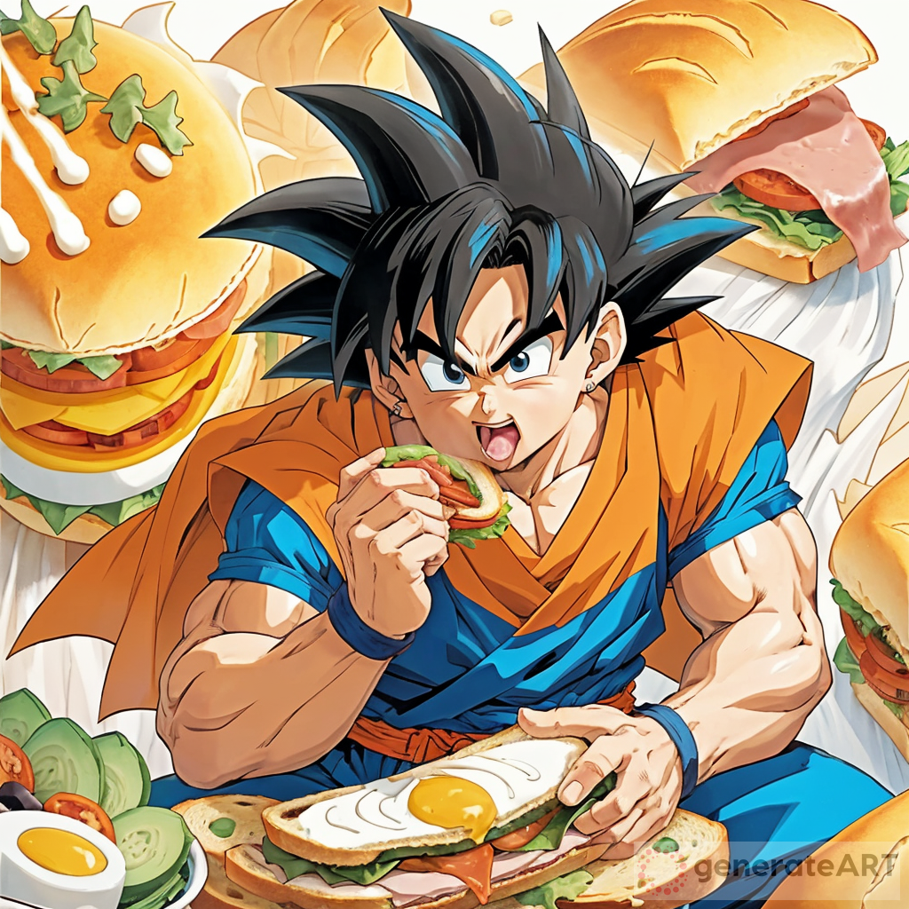 Goku's Sandwich Delight