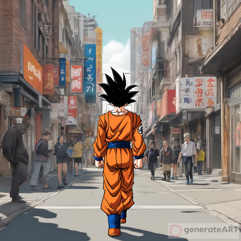 Goku: Street Warrior #DragonBall #saiyan