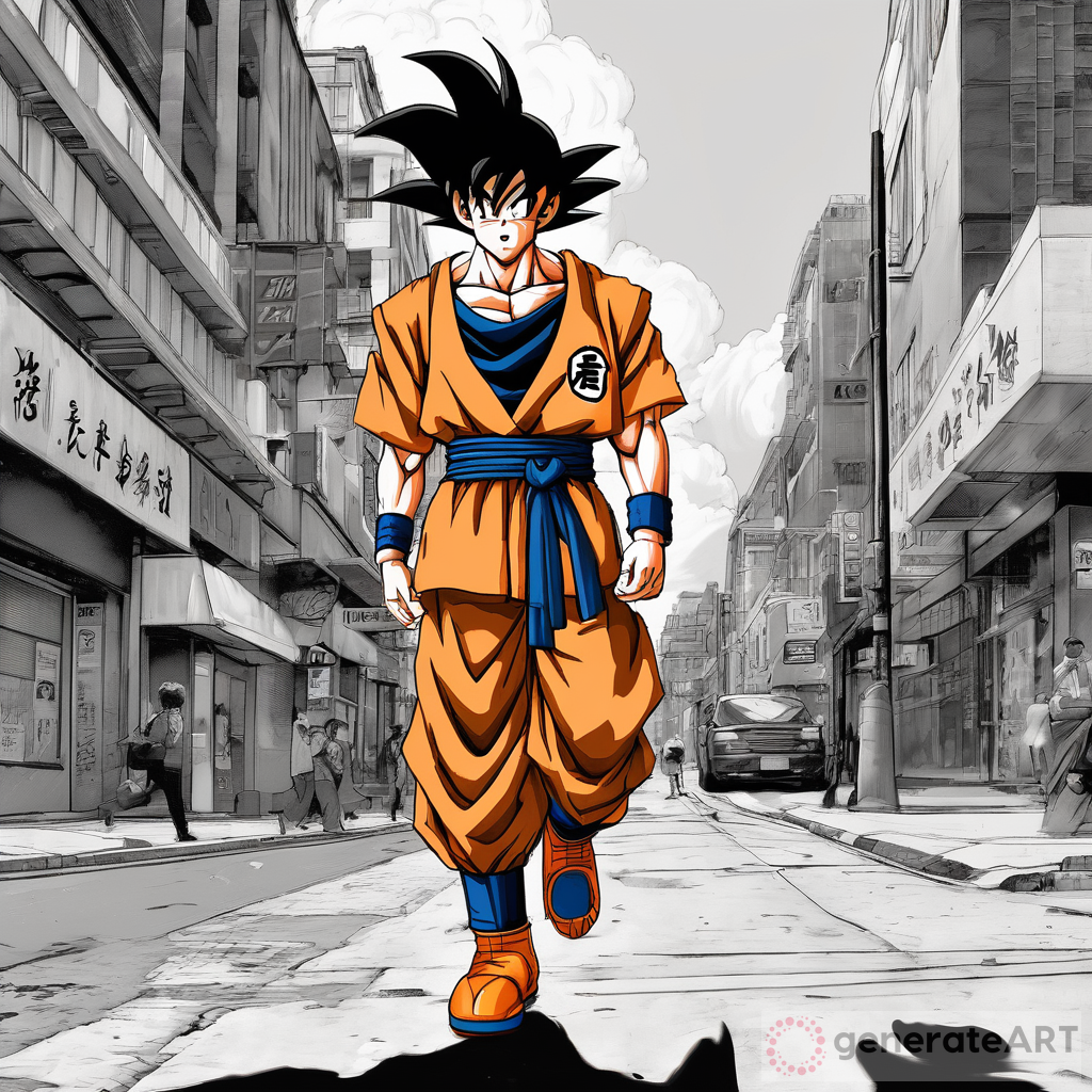 Goku's Legendary Walk: A Dragon Ball Z Adventure