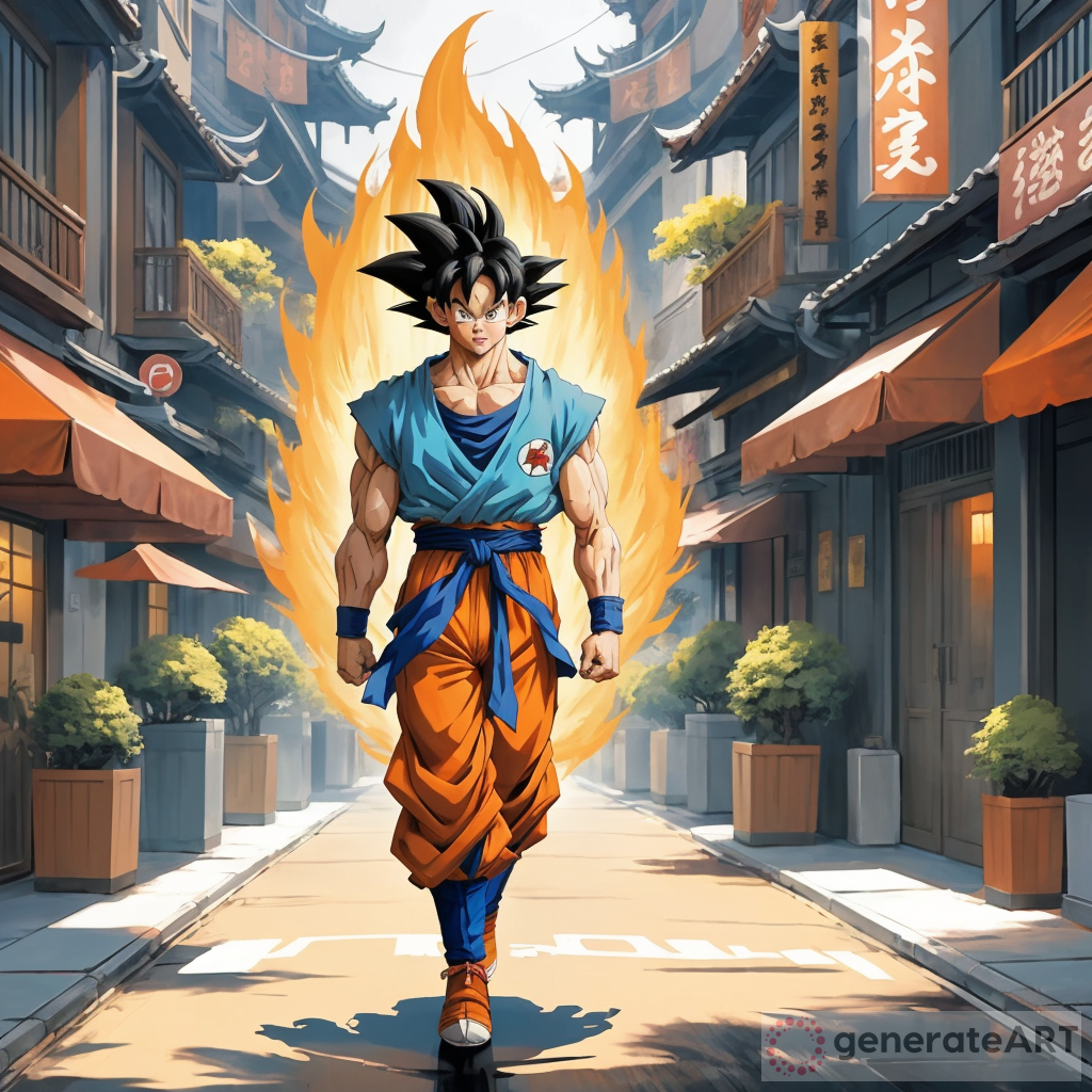 Legendary Goku: City Stroll