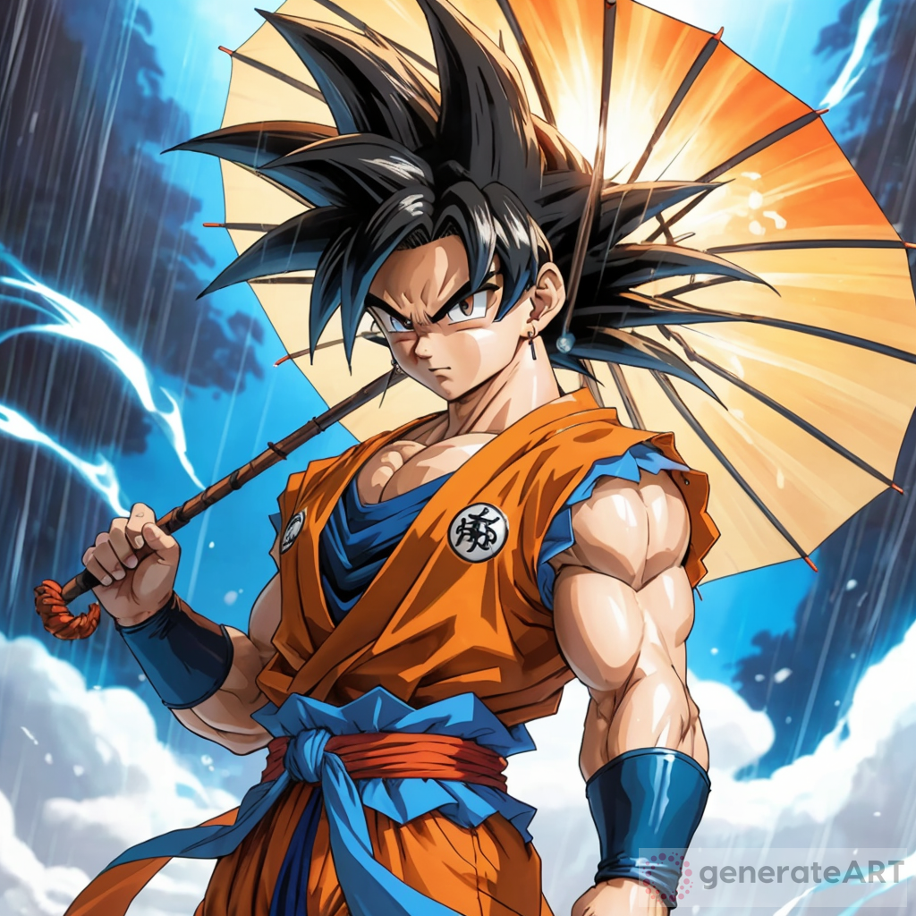 Goku Umbrella for Dragon Ball Z Fans