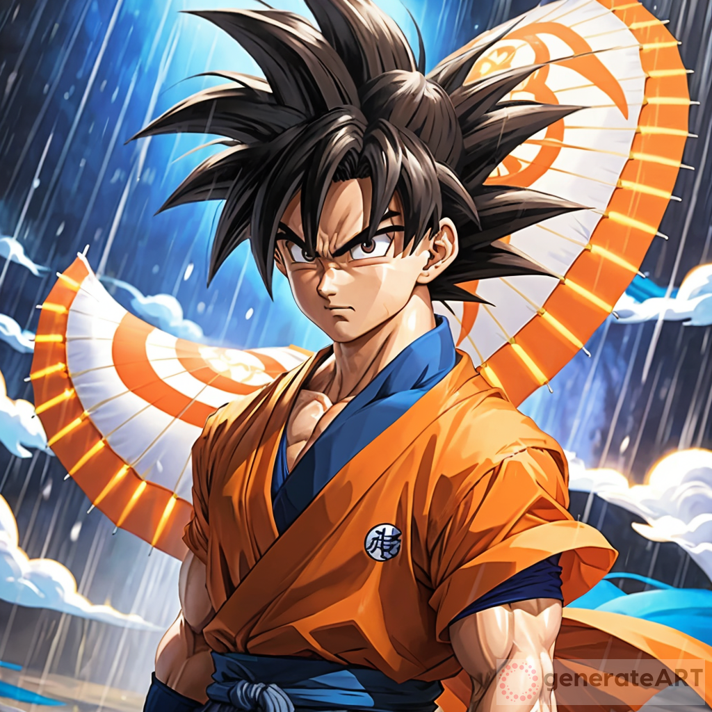 Goku Umbrella: A Curious Sight in Dragon Ball Z