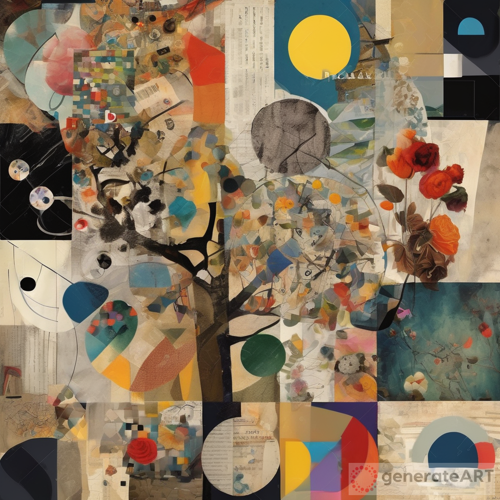 Dadaism Collage Abstract Painting