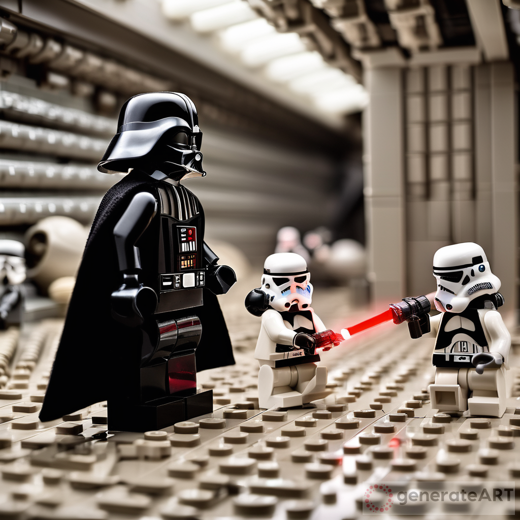 Epic Lego Darth Vader vs Jedi Ben Kenobi Battle