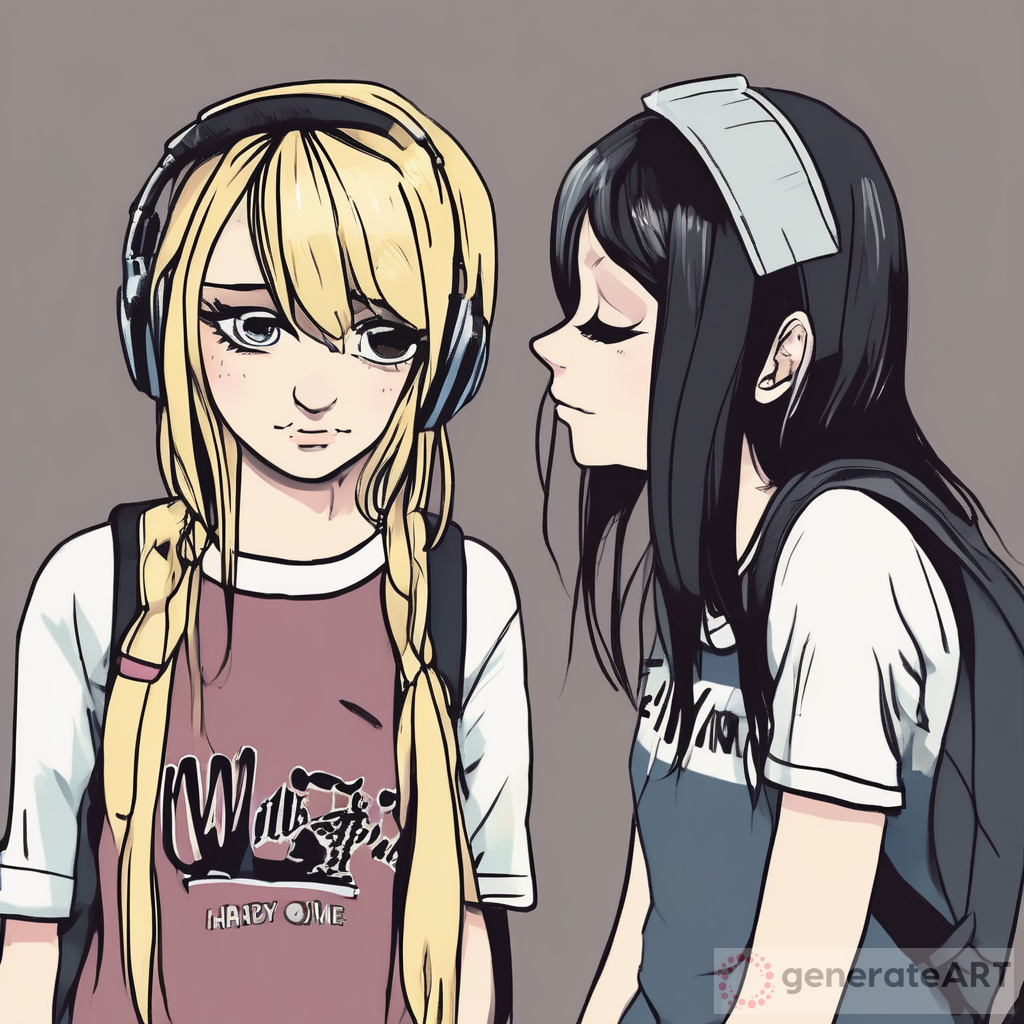 Middle School Girls Role Reversal - Surprising Emo and Preppy Switch