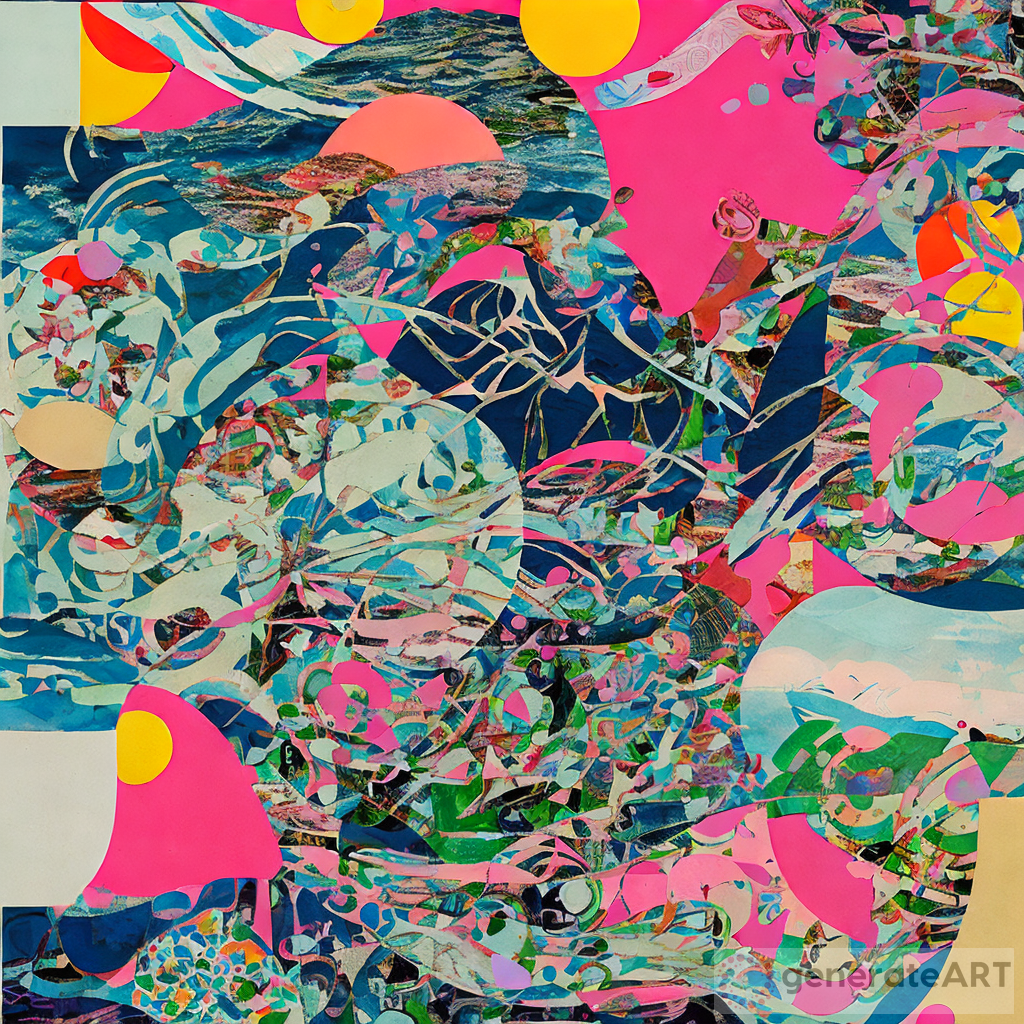Intricate Dadaism Collage Art: Kandinsky Geometries & Klimt Patterns