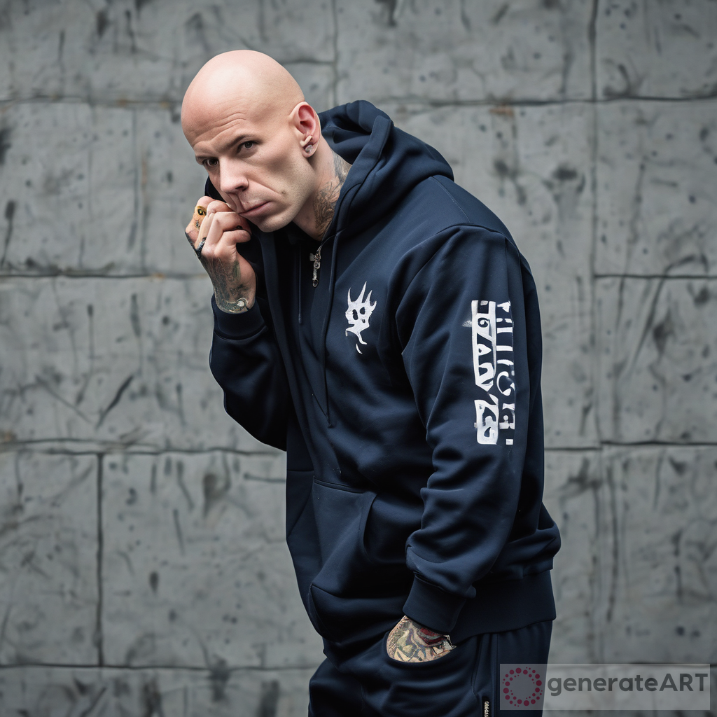 Bald Dutch Gabber: Hardcore Music Lover in Australian Tracksuit