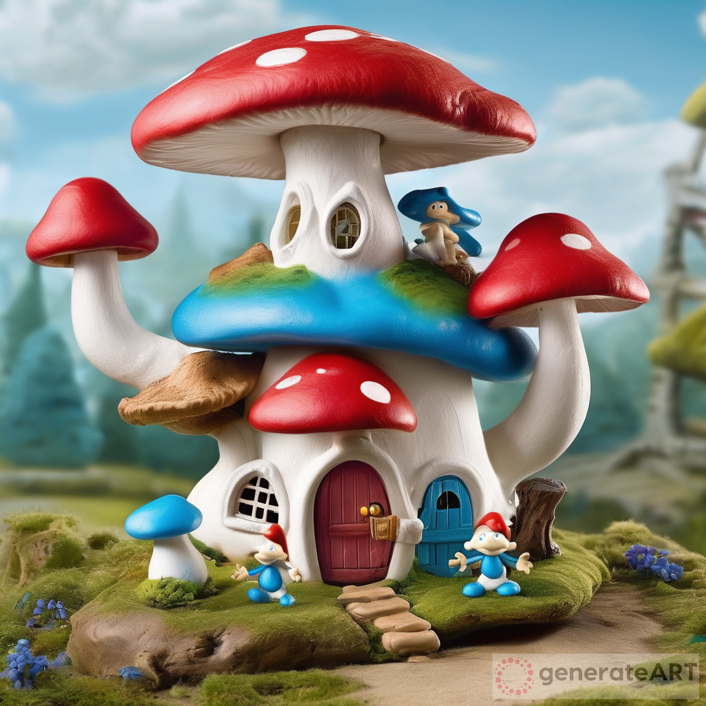 New Complex Mushroom House in Smurf's World