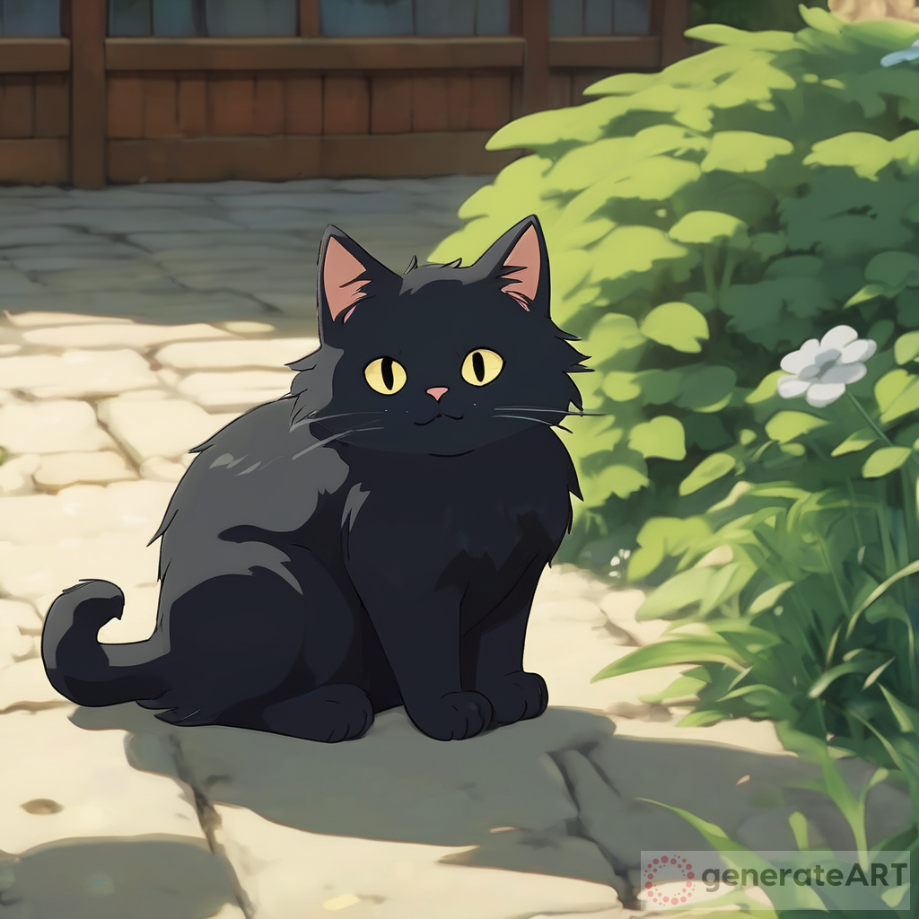 Enchanting Studio Ghibli Black Cat