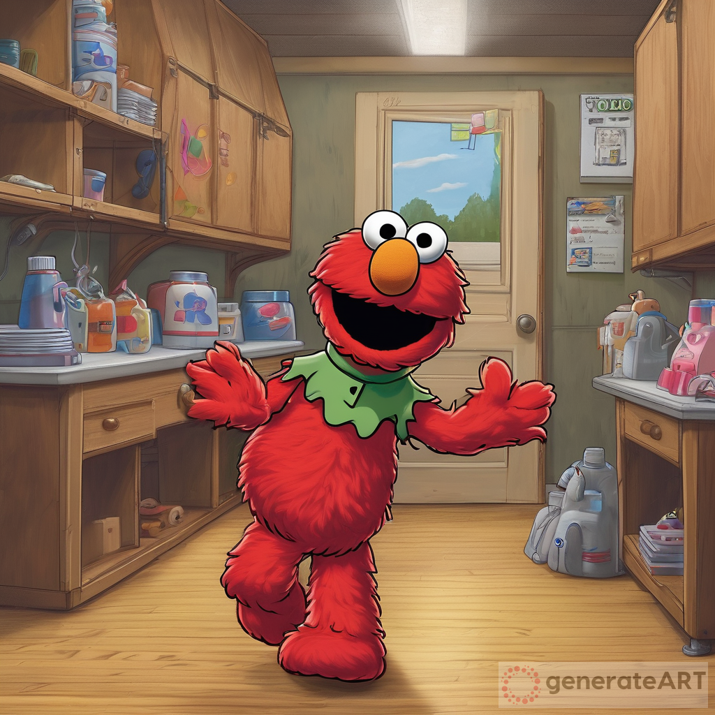 Elmo's Dance in the Backrooms
