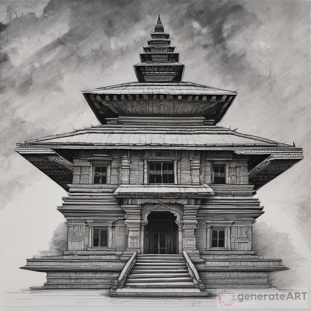 Exploring Nepali Architecture Through Creative Drawings