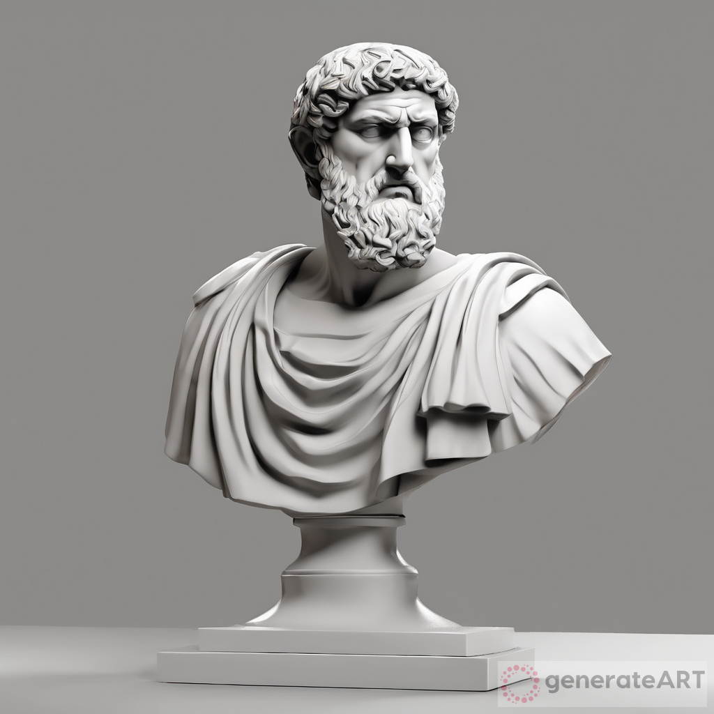 Stoic War Greek Statue
