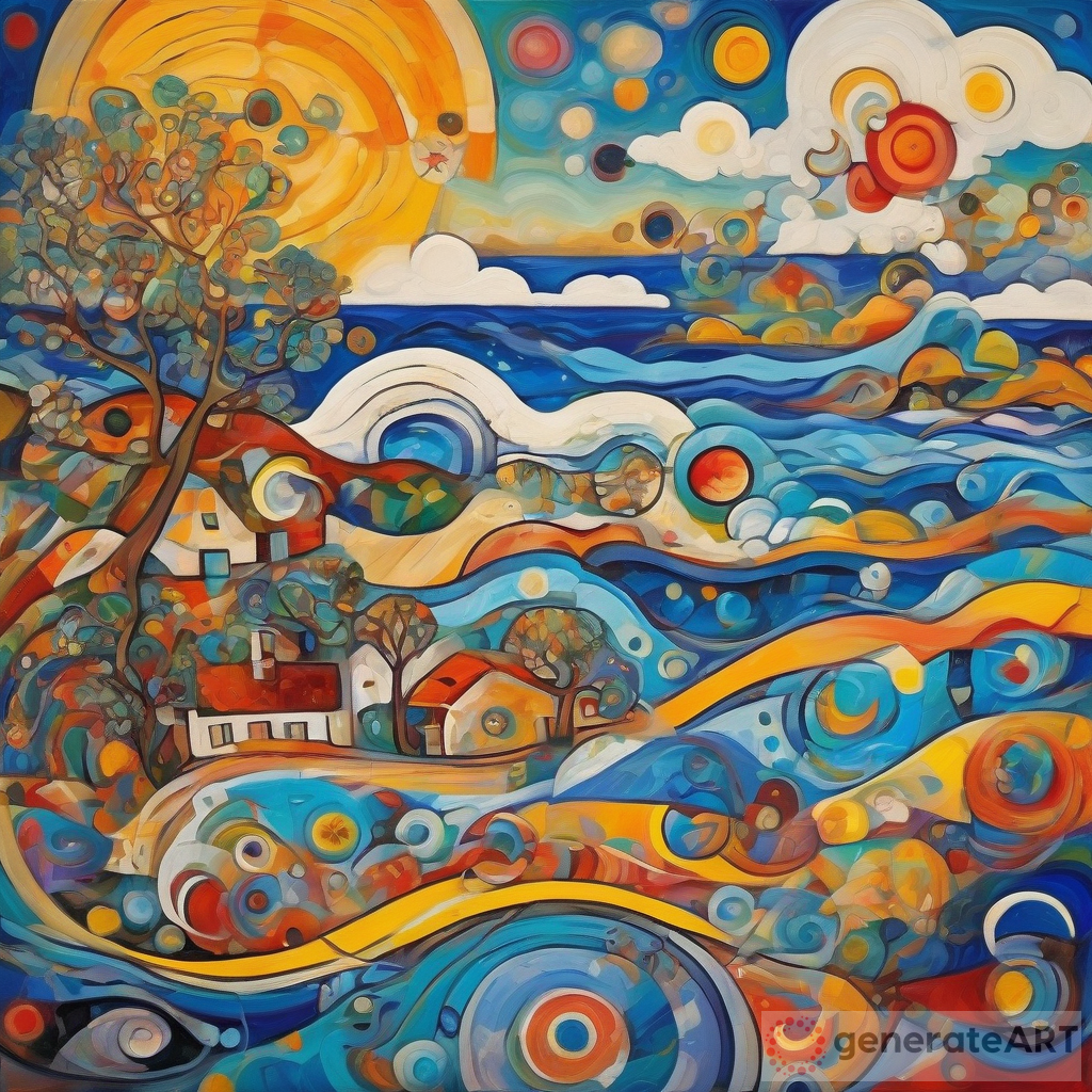 Incredible Abstract Painting With Waves And Patterns 