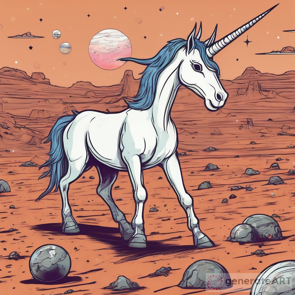 Enigmatic Space Unicorns on Mars