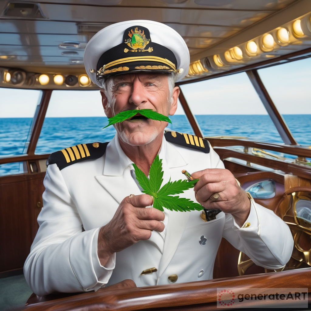 Captain at the Wheel: Weed Spliff Voyage