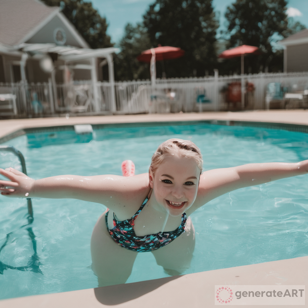 Serenity in the Pool: RaeLynn's Graceful Swim
