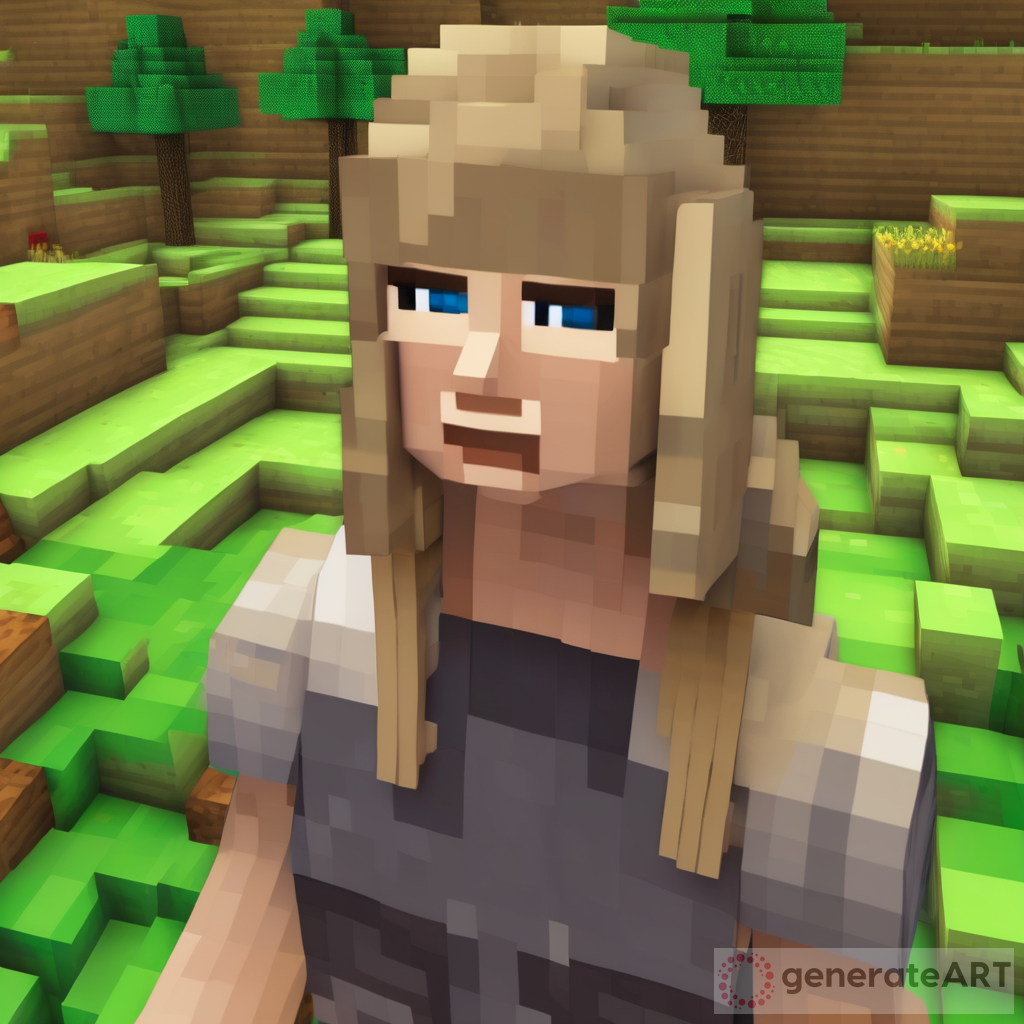 taylor swift as a minecraft character