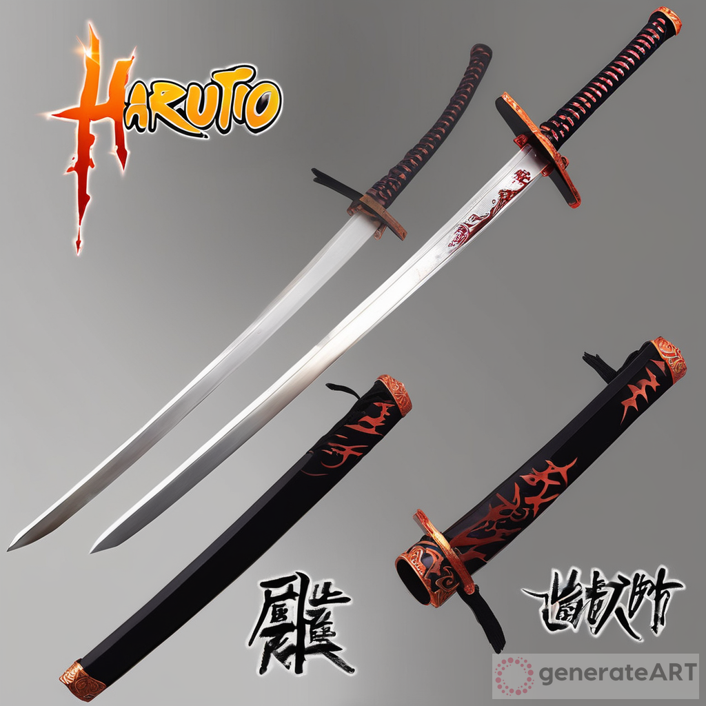 Naruto Lightning Bolt Katana Sword
