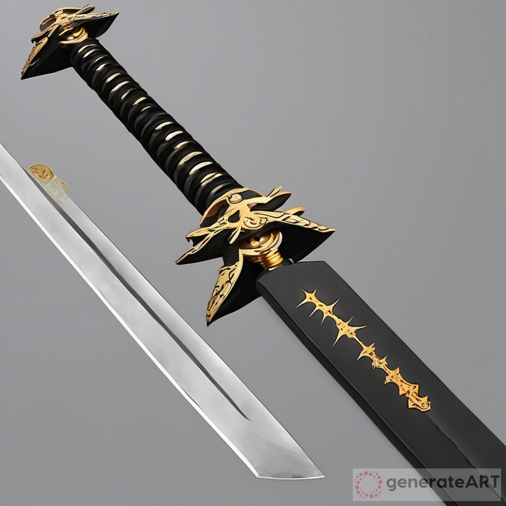 Epic Naruto Style Katana Sword: Thunder Bolt & Lightning Bolt Design