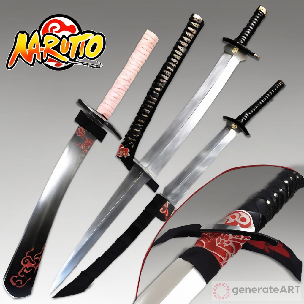 Epic Katana Sword: Naruto Style, Thunder Bolt Shape Katana Sword, Lightning Bolt