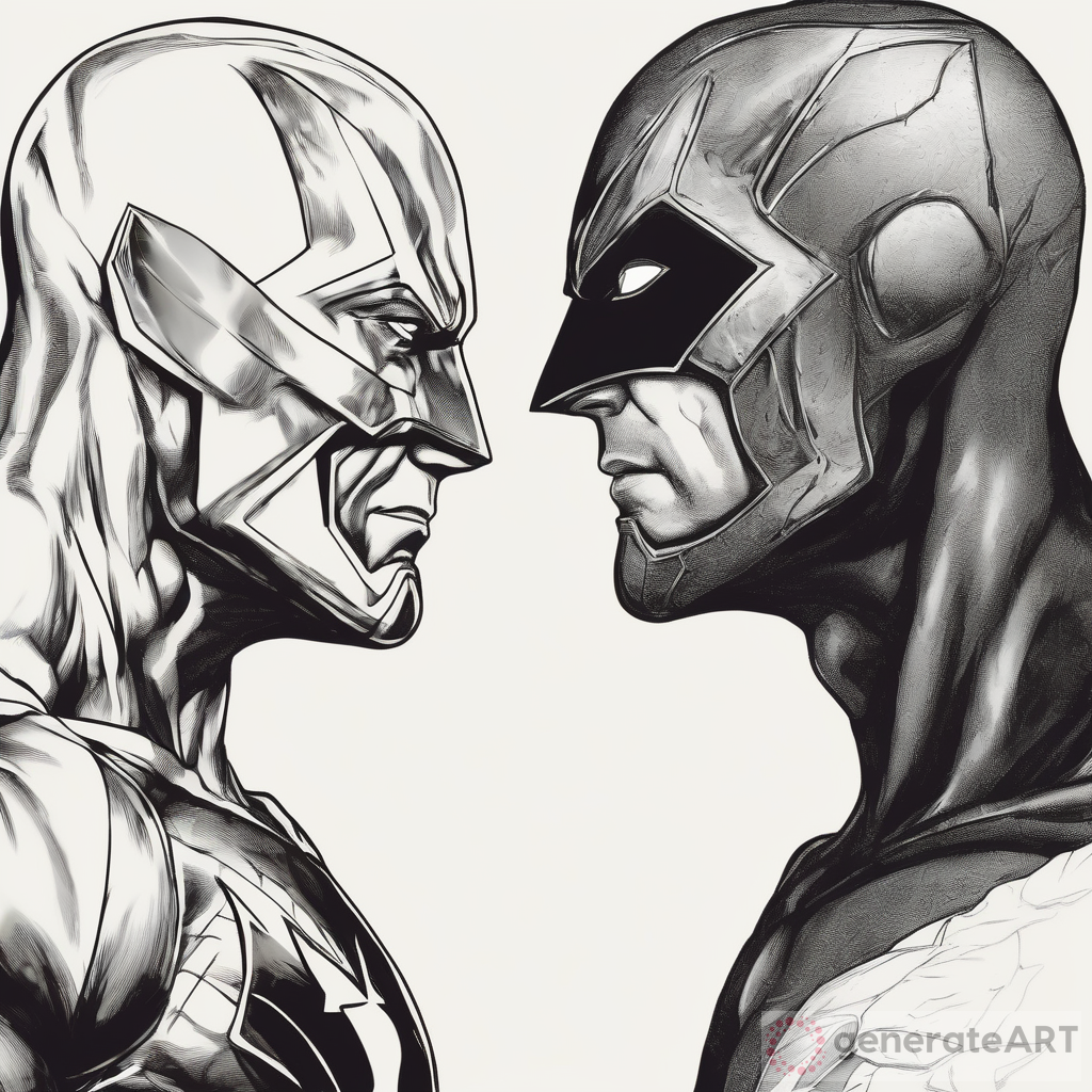 Epic Superhero Showdown: Light vs Darkness