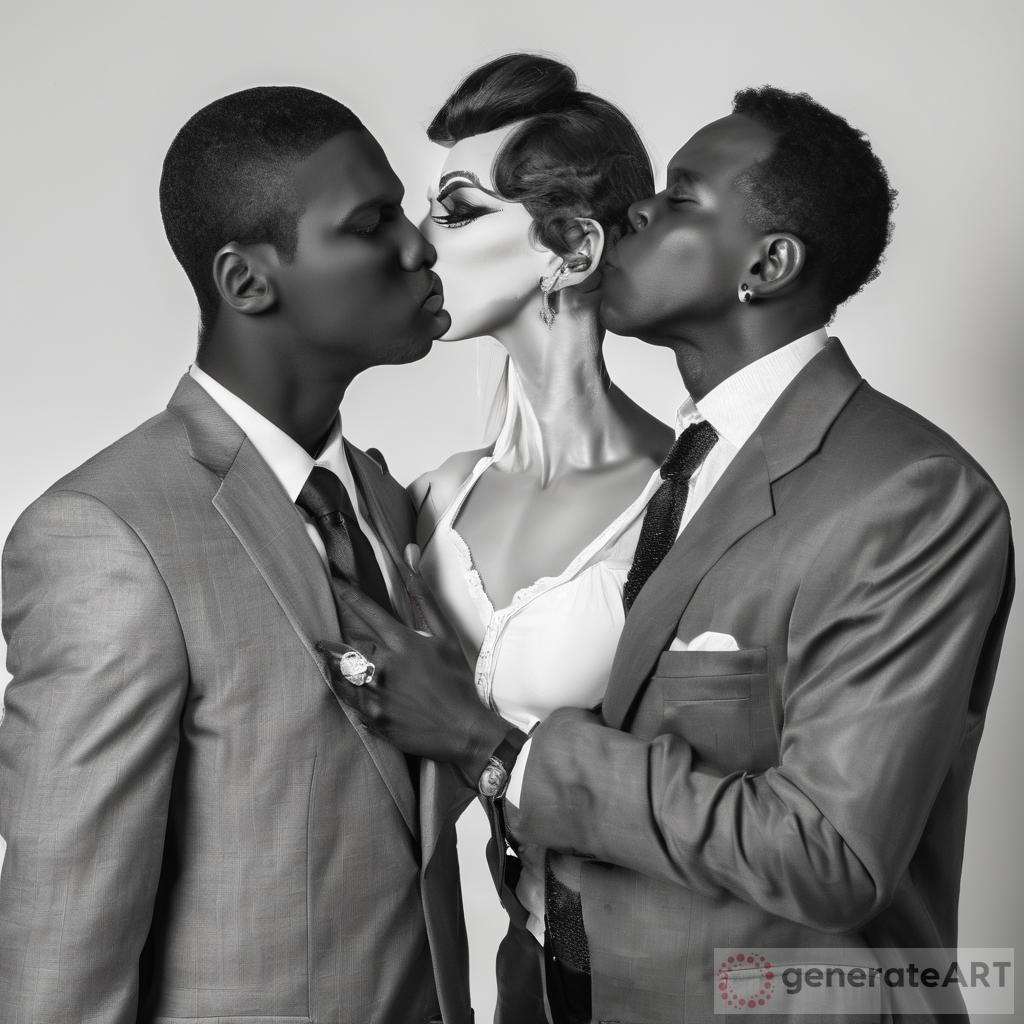 Love Beyond Labels: Crossdressed Man Kisses Black Man