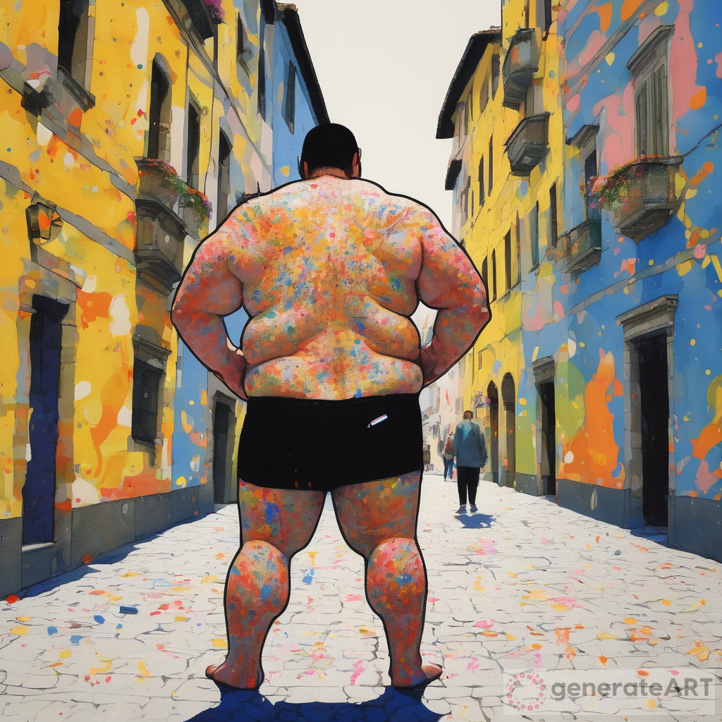 Vibrant Painting in Florence, Italy