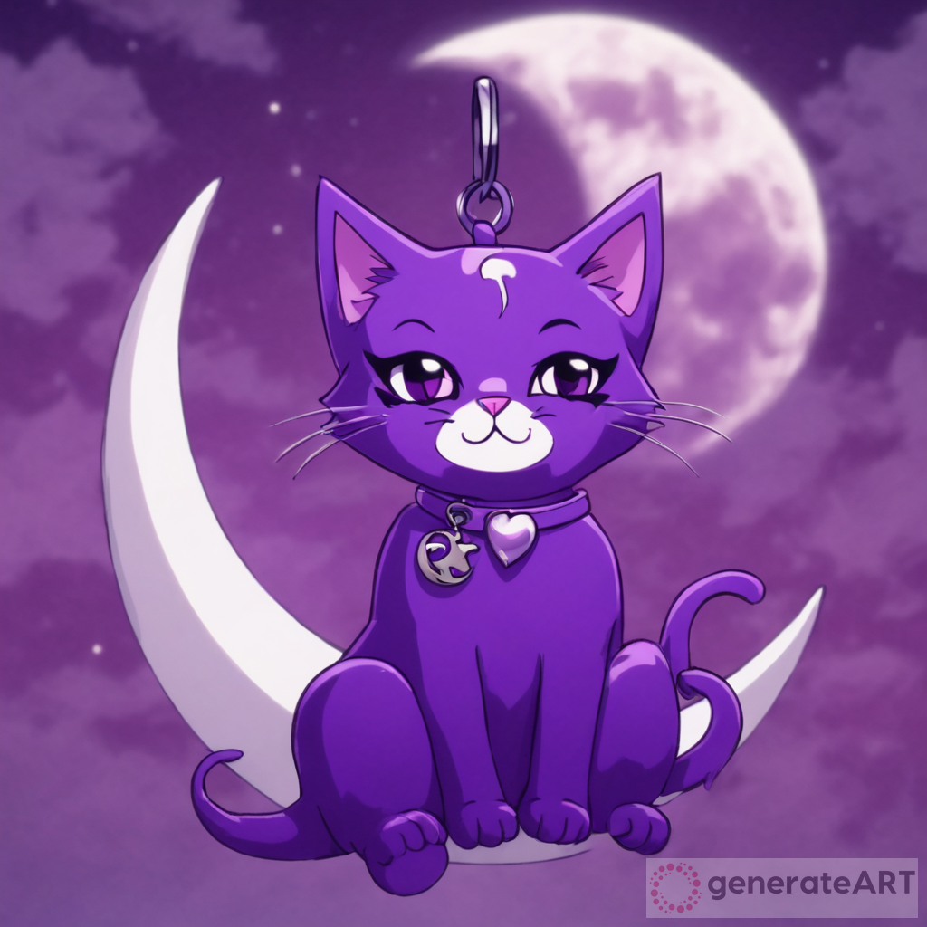 CatNap is a purple cat with dark purple paws, shiny white eyes, a zipper on its torso, and a big inhuman smile like the rest of the critters, on the zipper is a crescent moon pendant