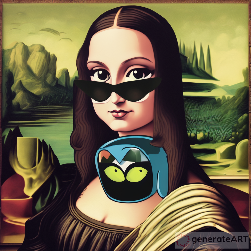 Mona Lisa Powerpuff Girl Art Mashup