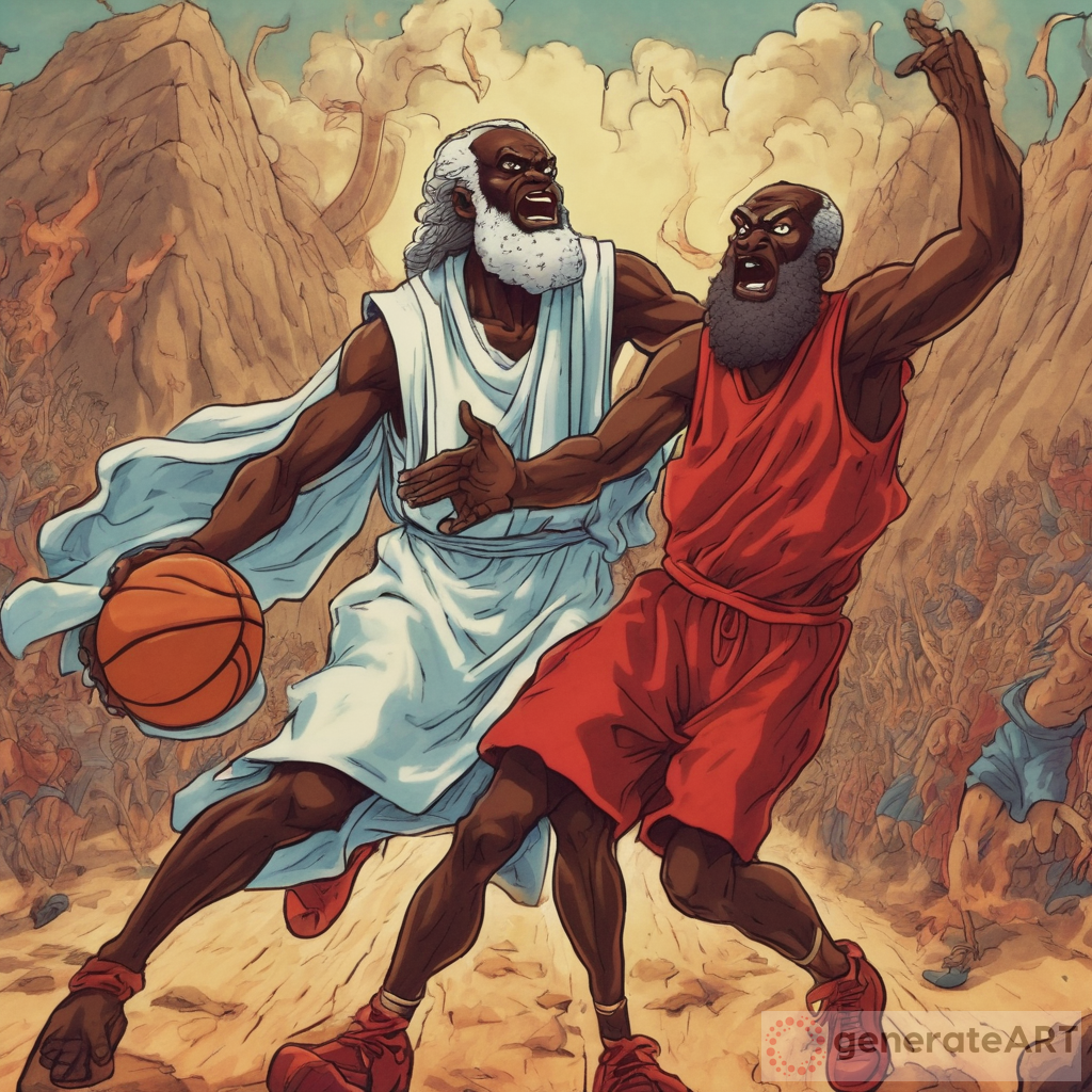 Epic Basketball Showdown: Moses vs Devil