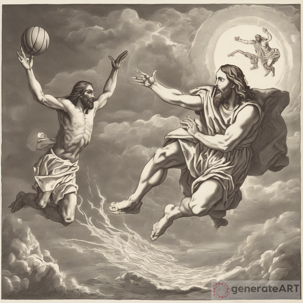 Symbolism of Jesus Dunking on the Devil