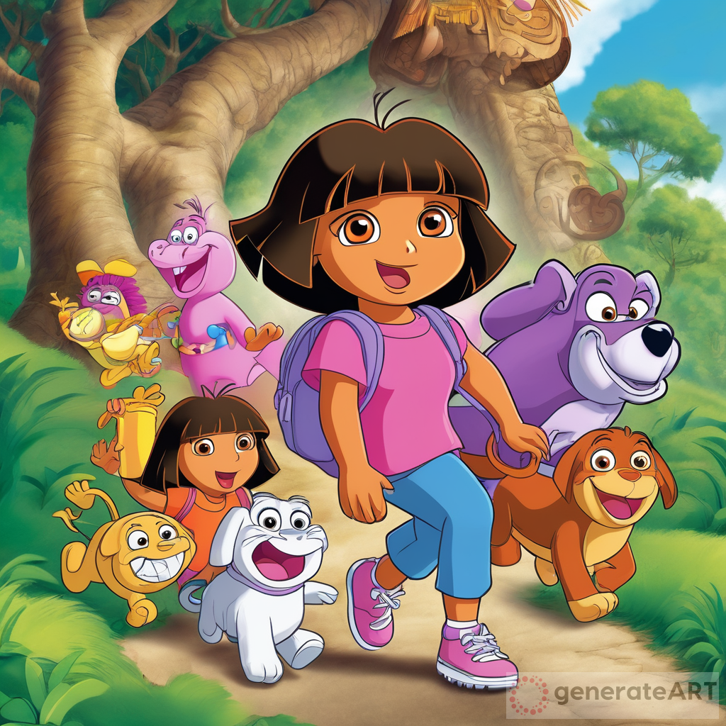 Exploring with Dora #Dora #adventure