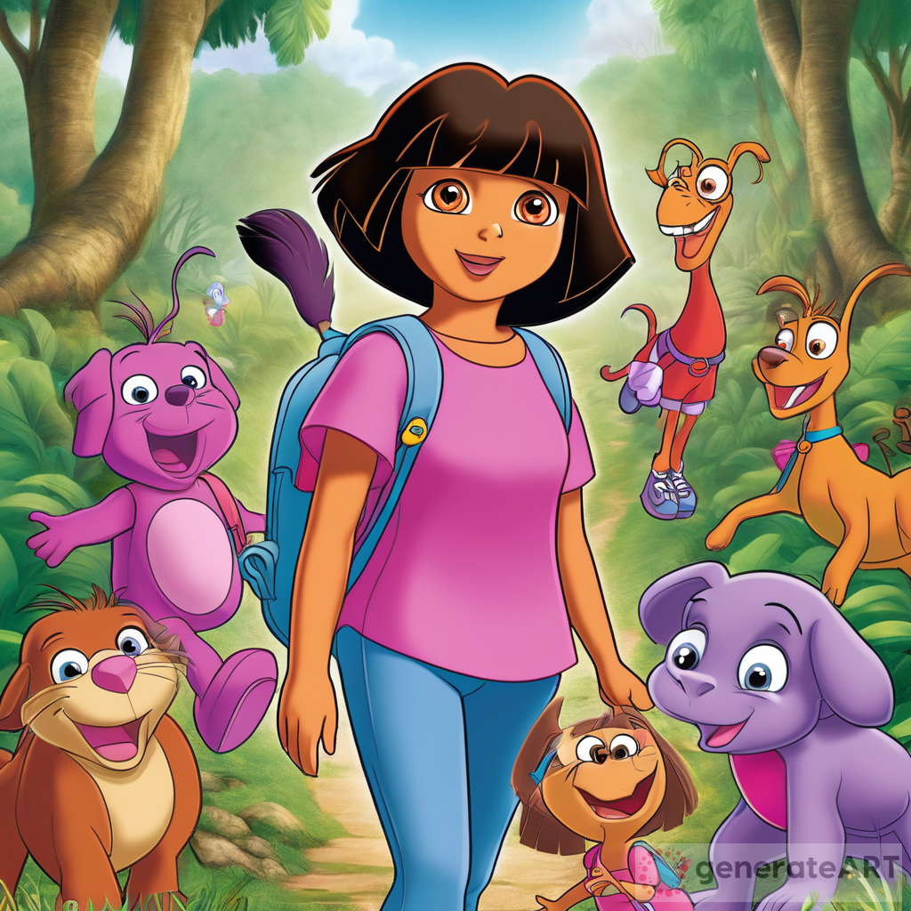 Exploring with Dora: A Children's Adventure